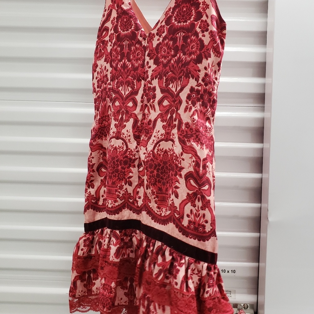 Plenty (Anthropologie) silk/satin dress - Picture 3 of 6